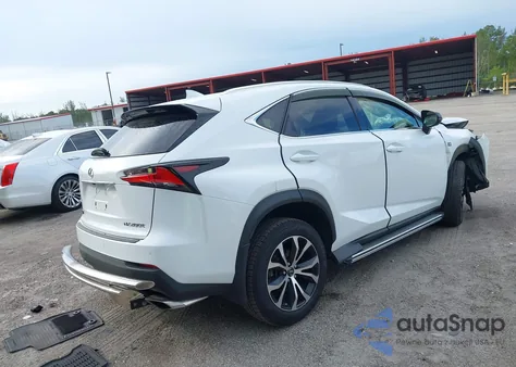 2016 Lexus Nx F Sport from USA, damaged, VIN JTJBARBZ8G2049884